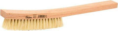 Weiler - 4 Rows x 18 Columns Tampico Plater Brush - 5-1/4" Brush Length, 13" OAL, 1" Trim Length, Wood Shoe Handle - Caliber Tooling