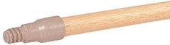 Weiler - 60 x 15/16" Wood Handle for Perma Sweep Floor Brushes - Threaded Connection, Tan - Caliber Tooling