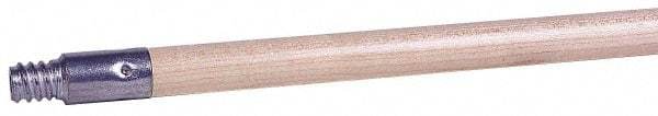 Weiler - 72 x 15/16" Wood Handle for Heavy-Duty Brooms - Threaded Connection, Tan - Caliber Tooling