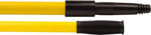 Weiler - 60 x 0.0833" Fiberglass Handle for Tapered or Threaded Holes - Threaded Connection, Yellow - Caliber Tooling