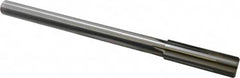 Made in USA - 0.764" Carbide-Tipped 6 Flute Chucking Reamer - Straight Flute, 5/8" Straight Shank, 2-1/2" Flute Length, 9-1/2" OAL - Caliber Tooling