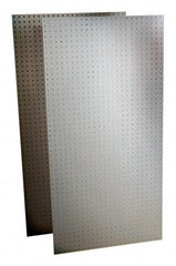 Triton - 48" Wide x 24" High Storage Peg Board - 2 Panels, Polypropylene, White - Caliber Tooling