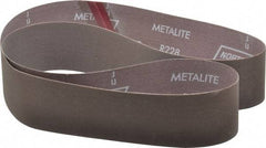 Norton - 2-1/2" Wide x 60" OAL, 320 Grit, Aluminum Oxide Abrasive Belt - Aluminum Oxide, Extra Fine, Coated, Series R228 - Caliber Tooling