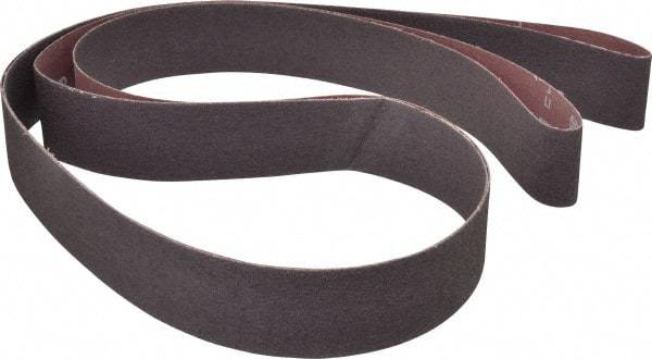 Norton - 2" Wide x 132" OAL, 50 Grit, Aluminum Oxide Abrasive Belt - Aluminum Oxide, Coarse, Coated, Series R228 - Caliber Tooling