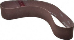 Norton - 2" Wide x 30" OAL, 180 Grit, Aluminum Oxide Abrasive Belt - Aluminum Oxide, Very Fine, Coated, Series R228 - Caliber Tooling