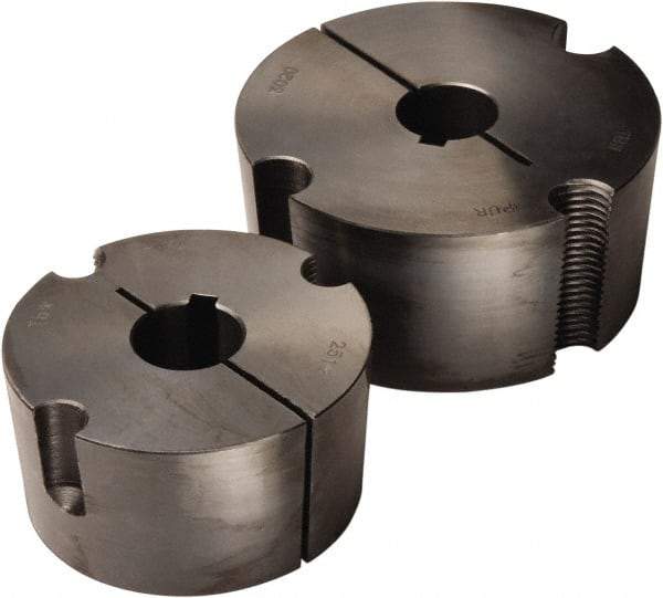 TB Wood's - 1-15/16" Bore, 5/8 Thread, 1/2" Wide Keyway, 1/4" Deep Keyway, Tapered Lock Sprocket Bushing - 4-1/4" Max Outside Diam - Caliber Tooling