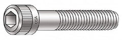 Armor Coat - 1/2-13 UNC Hex Socket Drive, Socket Cap Screw - Alloy Steel, Armor Coat Finish, Partially Threaded, 3-1/4" Length Under Head - Caliber Tooling