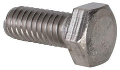 Value Collection - 5/16-18 UNC, 3/4" Length Under Head Hex Head Cap Screw - Grade 18-8 Stainless Steel, Uncoated, 1/2" Hex - Caliber Tooling