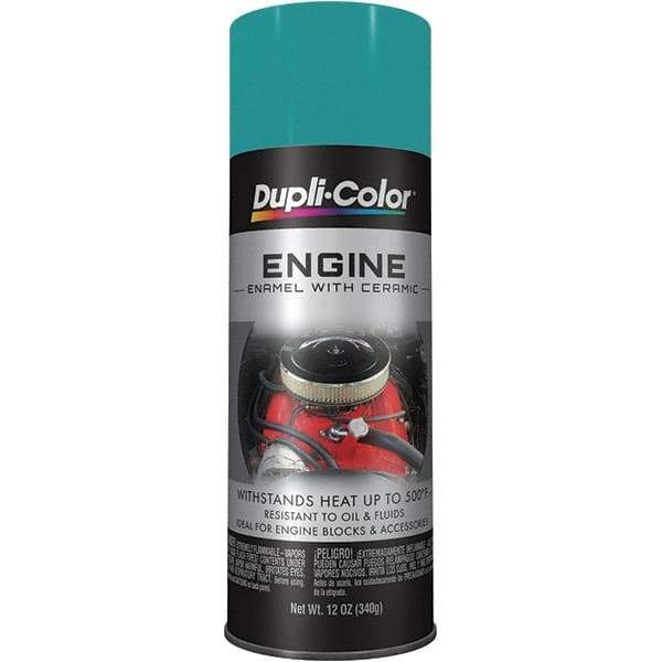 Krylon - 12 oz Ford Green Automotive Heat Resistant Paint - Gloss Finish, 500°F Max Temp, Comes in Aerosol Can - Caliber Tooling