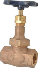 NIBCO - 1" Pipe, Threaded Ends, Bronze Integral Globe Valve - Bronze Disc, Union Bonnet, 600 psi WOG, 300 psi WSP, Class 300 - Caliber Tooling