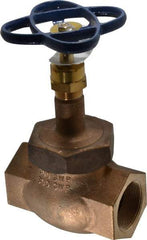 NIBCO - 2" Pipe, Threaded Ends, Bronze Integral Globe Valve - Bronze Disc, Union Bonnet, 600 psi WOG, 300 psi WSP, Class 300 - Caliber Tooling