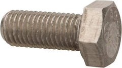 Made in USA - 5/16-24 UNF, 3/4" Length Under Head Hex Head Cap Screw - Grade 18-8 Stainless Steel, Uncoated, 1/2" Hex - Caliber Tooling