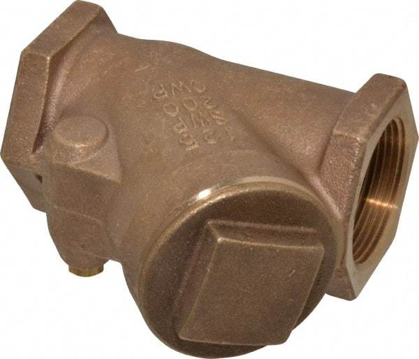 NIBCO - 1-1/2" Bronze Check Valve - Y-Pattern, FNPT x FNPT, 200 WOG - Caliber Tooling