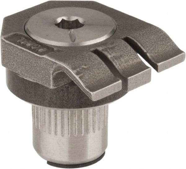 Mitee-Bite - 7-1/2mm Clamping Height, 880 Lb Clamping Pressure, Raised Height Low Profile Positioning Stop - 7-1/2mm Jaw Height, Spring Steel, Series Mitee-Bite Kopal Mini Clamps - Caliber Tooling