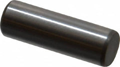 Jergens - 1/4" Diam x 3/4" Pin Length C-1215 Alloy Steel Pull Out Dowel Pin - C 47-58 & C 60-64 (Surface) Hardness, 1 Beveled & 1 Threaded End - Caliber Tooling