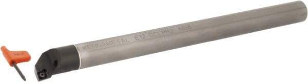 Kennametal - 23.62mm Min Bore Diam, 254mm OAL, 3/4" Shank Diam, E-SCLP Indexable Boring Bar - CP.. Insert, Screw Holding Method - Caliber Tooling