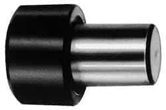 Gibraltar - 1-15/32" OAL, 5/8" Head Height, 1-1/4" OD, Low Carbon Steel, Ground, Press Fit Rest Button - Black Oxide Coating, 3/4" Pin Diam - Caliber Tooling