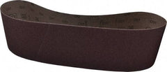 3M - 6" Wide x 48" OAL, 36 Grit, Aluminum Oxide Abrasive Belt - Aluminum Oxide, Very Coarse, Coated, X Weighted Cloth Backing, Series 341D - Caliber Tooling