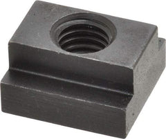 Jergens - 1/2-13 Blind Tapped T Slot Nut - 5/8" Slot Width, 1 x 11/32" Base Width x Height, 1-1/8 x 5/8" OAL x Height - Caliber Tooling