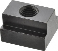 Jergens - 3/4-10 Blind Tapped T Slot Nut - 1-1/16" Slot Width, 1-5/8 x 1-1/16" Base Width x Height, 2 x 1-1/4" OAL x Height - Caliber Tooling