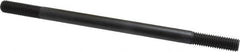 Jergens - 1/2-13 9" OAL Equal Double Threaded Stud - Alloy Steel, Black Oxide Finish, 1-1/2" Equal Thread Length - Caliber Tooling