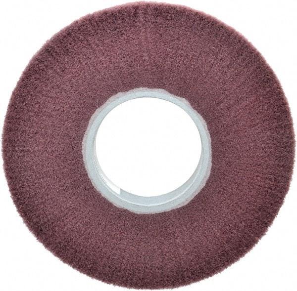 3M - 8" Diam Aluminum Oxide Finishing Flap Wheel - 3" Hole, 1" Wide, Density 5, Nonwoven, Very Fine Grade, 3,200 Max RPM - Caliber Tooling