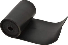 Made in USA - 1/16" Thick x 4" Wide x 60" Long, Buna-N Rubber Strip - Stock Length, 40 Shore A Durometer, 800 to 1,000 psi Tensile Strength, -20 to 170°F, Black - Caliber Tooling