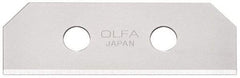 Olfa - 10 Piece Steel Safety Blade - 2-1/8" OAL - Caliber Tooling