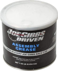 Joe Gibbs Driven Racing Oil - 1 Lb Tub Calcium Extreme Pressure Grease - Brown, Extreme Pressure, 158°F Max Temp, NLGIG 1-1/2, - Caliber Tooling