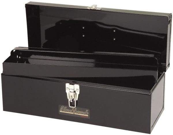 Blackhawk by Proto - 1 Tray Tool Box - 19" Wide x 7" Deep x 7" High, Steel, Black - Caliber Tooling