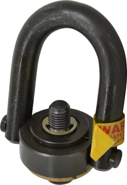 8,000 Lb Load Capacity, Safety Engineered Center Pull Hoist Ring 160 Ft/Lb Torque, 7/8 - 9 Thread, 1″ Thread Length, Alloy Steel Material & Black Oxide Finish