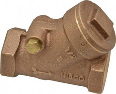 NIBCO - 1/2" Bronze Check Valve - Y-Pattern, FNPT x FNPT, 200 WOG - Caliber Tooling