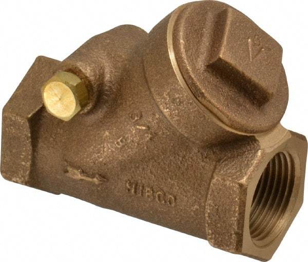 NIBCO - 3/4" Bronze Check Valve - Y-Pattern, FNPT x FNPT, 200 WOG - Caliber Tooling