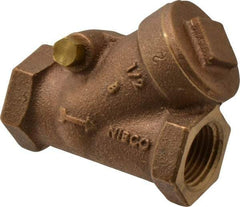 NIBCO - 1/2" Bronze Check Valve - Y-Pattern, FNPT x FNPT, 200 WOG - Caliber Tooling