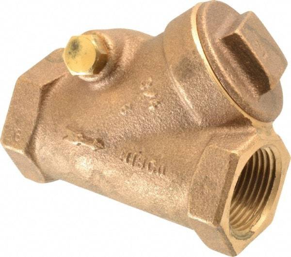 NIBCO - 3/4" Bronze Check Valve - Y-Pattern, FNPT x FNPT, 200 WOG - Caliber Tooling