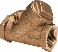 NIBCO - 1" Bronze Check Valve - Y-Pattern, FNPT x FNPT, 300 WOG - Caliber Tooling