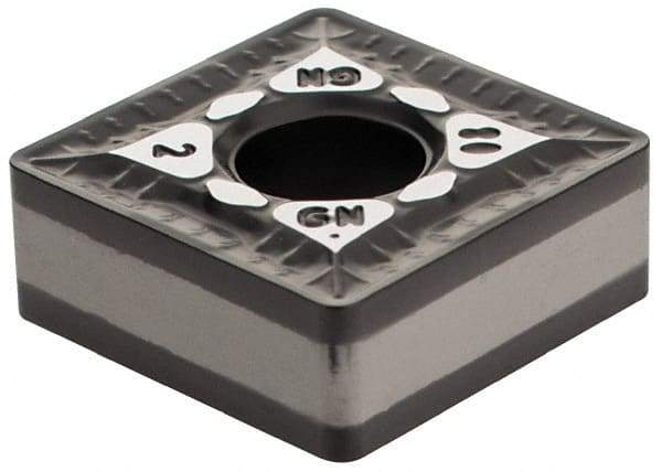 Iscar - SNMG432 GN Grade IC5005 Carbide Turning Insert - TiCN/Al2O3/TiN Finish, 90° Square, 1/2" Inscr Circle, 3/16" Thick, 1/32" Corner Radius - Caliber Tooling