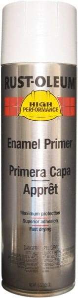 Rust-Oleum - 15 oz White Aerosol Primer - 14 Sq Ft Coverage, Interior/Exterior - Caliber Tooling