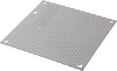 Cooper B-Line - 6-1/4" OAW x 6-1/4" OAH Powder Coat Finish Electrical Enclosure Perforated Panel - 8" x 8" Box, 16 Gauge Steel, Use with 884-1/886-1 - Caliber Tooling