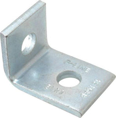 Cooper B-Line - Zinc Plated Carbon Steel 90° Strut Fitting - 1/2" Bolt, 2 Holes, Used with Cooper B Line Channel & Strut (All Sizes Except B62 & B72) - Caliber Tooling