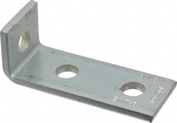 Cooper B-Line - Zinc Plated Carbon Steel 90° Strut Fitting - 1/2" Bolt, 3 Holes, Used with Cooper B Line Channel & Strut (All Sizes Except B62 & B72) - Caliber Tooling