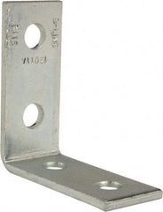 Cooper B-Line - Zinc Plated Carbon Steel 90° Strut Fitting - 1/2" Bolt, 4 Holes, Used with Cooper B Line Channel & Strut (All Sizes Except B62 & B72) - Caliber Tooling