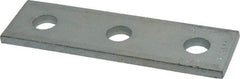 Cooper B-Line - Zinc Plated Carbon Steel Flat Splice Strut Fitting - 1/2" Bolt, 3 Holes, Used with Cooper B Line Channel & Strut (All Sizes Except B62 & B72) - Caliber Tooling