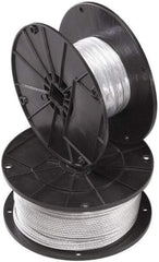 Cooper B-Line - 500' Long, 3/32" Diam, Steel Wire Rope - 184 Lb Breaking Strength, 7 x 7 Strand - Caliber Tooling