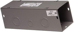 Cooper B-Line - 6" High x 152mm Wide x 60" Long, Screw Mount Solid Wall Wire Duct - Gray, 19 (Bottom) & 19 (Top) Knockouts, Screw Cover, Steel - Caliber Tooling