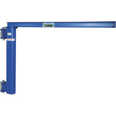 Vestil - 300 Lb Load Capacity, Steel Jib Crane - 8' Span - Caliber Tooling