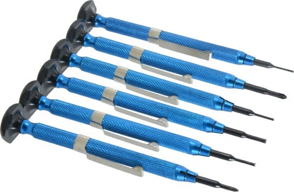 Moody Tools - 6 Piece Phillips, Screw Extractor, Slotted Screwdriver Set - Caliber Tooling