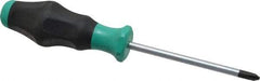 Wera - #2, 8-1/4" OAL, Standard Phillips Screwdriver - 4" Blade Length, Round Shank, Ergonomic Handle - Caliber Tooling