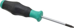 Wera - T9 Torx Driver - 2-23/64" Blade Length, 5-35/64" OAL, Ergonomic Handle - Caliber Tooling