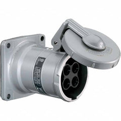 Hubbell Wiring Device-Kellems - Pin & Sleeve Receptacles Receptacle/Part Type: Receptacle Pin Configuration: 4 - Caliber Tooling